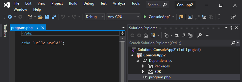 New Project Wizard